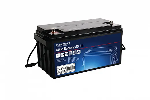AGM Batterie 80Ah Carbest 350x167x179mm
