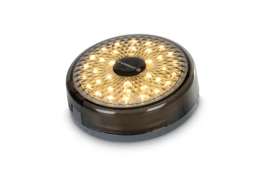 Akku-Campingleuchte mit ausrollbarer Lichterkette