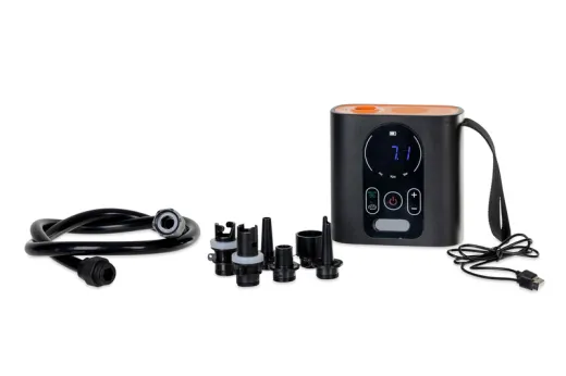 Akku-Luftpumpe, bis 22PSI, aufladbar, LCD-Display, 2500mAh Lithium-Bat