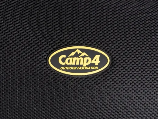 Alu Campingstuhl MALAGA BREEZE, Camp4, gepolstert,schwarz, Meshgewebe