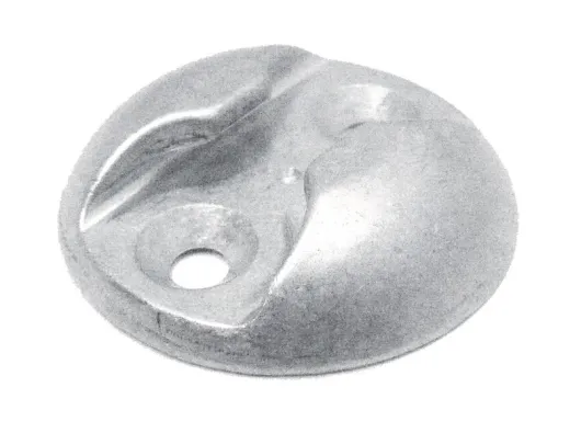 Alu-Zurrplatte für Fitting - Schwarz