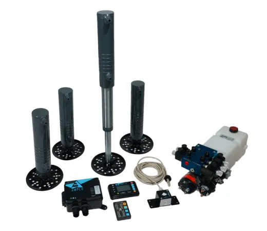 AMPLO Hydraulische Hubstützen - automatisches 12 V-Nivelliersystem für FIAT DUCATO ab 2008 (und baugleiche) mit original Chassis
