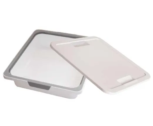 Aufbewahrungsbox KisKreo, 17,5 l, weiß/grau