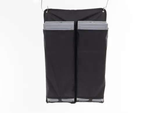 Auffahrkeil Wandtasche - Schwarz