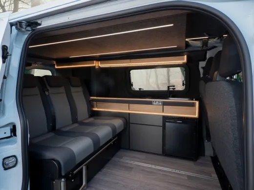 Aufstelldach Ford Transit Custom V710 L1 - Vorne hoch - Standard-Zeltbalg - Normal - Weiß