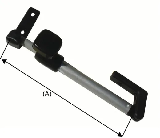Aussteller für Polivitrum Fenster, 135 mm links