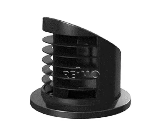 Ausströmer hoch 90° f. Standheiz. Airtronic D2, Ø50/60mm, schwarz