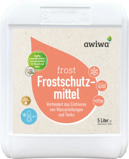 AWIWA Frostschutzkonzentrat,-45°,Trinkwasserunbedenklich,5L