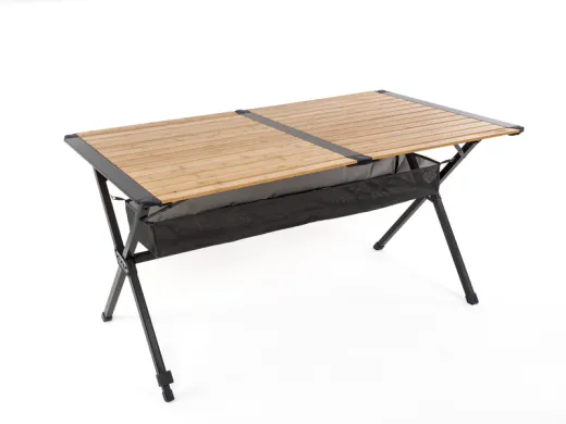 Bambus-Rolltisch MENDOZA 140 - 140 x 80 cm