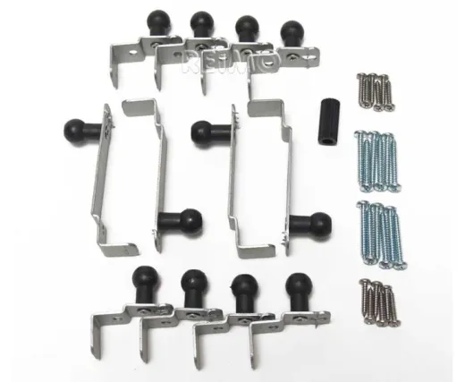 Befestigungsklammern 90x60cm REMItop Vario Kurbel für Dachstärke 24-35mm