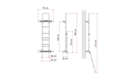 Befestigungsprofil Kit Bars Deluxe DJ Crafter ab 2017 - Silber