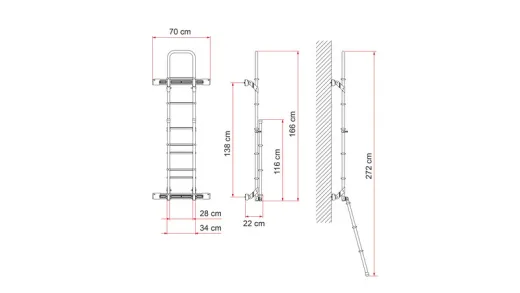 Befestigungsprofil Kit Bars Deluxe DJ Sprinter/Crafter ab 2006 - Silber