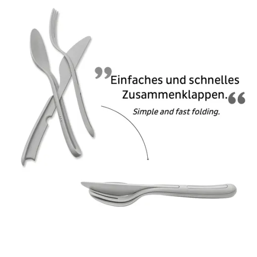 Besteck Set TRICKY für Silwy Magnet-Geschirr