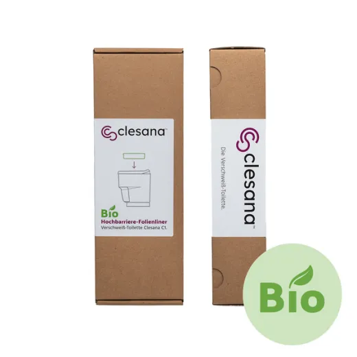 BIOBeutel/Folien Clesana Toilette, 1xFolie=36Toi.gänge, opt.Art. 66402