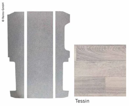 Bodenplatte T5 kR Kombi, 3-teilig, 651mm, Tessin
