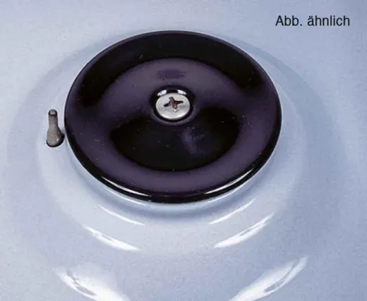 Brennerdeckel 62mm Emaille mit 2 Schrauben