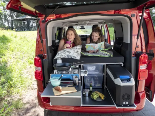 Campingbox M für VW Caddy ab Bj. 2003 und andere Minicamper und Minivans