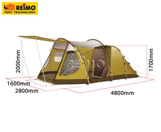 Campingzelt Bregenz 2, Family Edition Z5, Familienzelt für 4 Personen