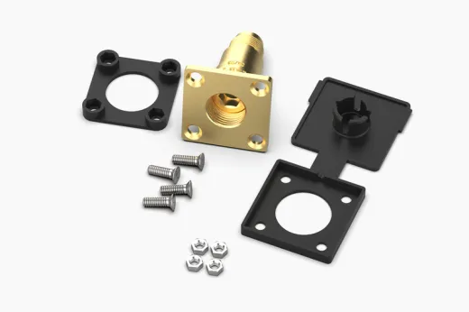 CAMPKO Füllventil HK Flach gerade, für die Montage an der Fahrzeugaussenwand