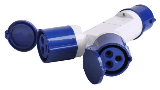Carbest CEE-Stecker/CEE-Steckdose 230V 16A 3 polig für Wohnmobile, Camping