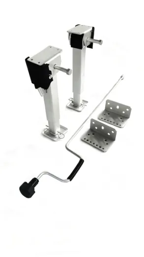 Carbest Manuelle Hubstützen inkl. Handkurbel 290 - 460 mm, 2 Stück