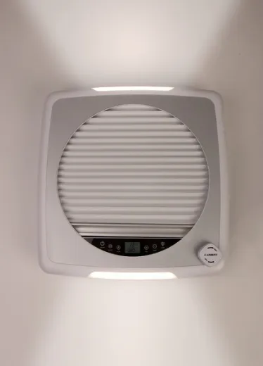 Carbest VanVent Dachventilator 40x40cm mit Verdunkelung, Rauchglas