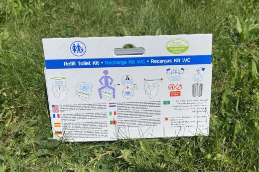 Carebag Nachfülltüten für Cleanis Falttoilette, 12 Stück mit Einleger