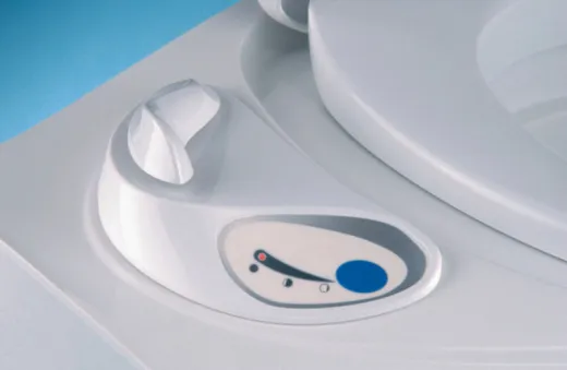 Cassettentoilette C 403 L, elektrisch, weiß, rechts