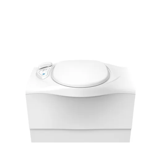 Cassettentoilette C402-X elektrisch, weis, rechts