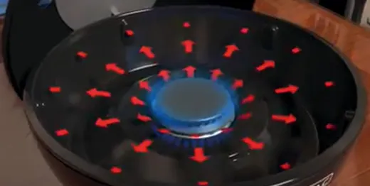 CGAZ 360°Grill CV, Kartuschenbetrieb, Anthrazit, 2.400 W, 175g/h Verb.