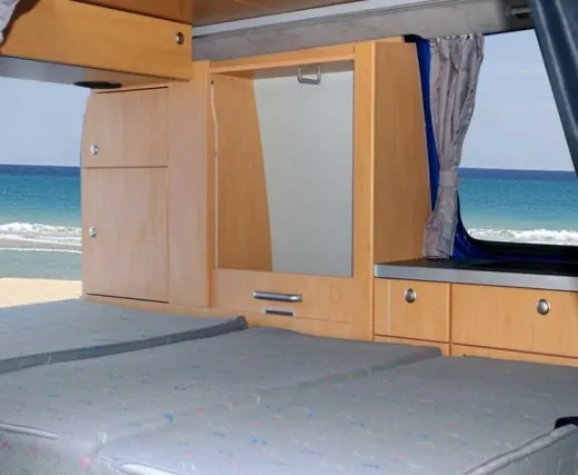 cöbelzeile TrioStyle für VW T6/5 kurzer Radstand Fertigteil ohne Technikteile