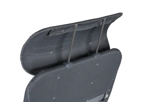 Crespo Campingstuhl AL-237, dunkelgrau, verschiebbare Kopfstütze