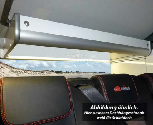 Dachhängeschrank mit EasyFit Schlafdach und Lattenrostbett - Fertigteil