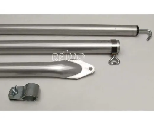 Dachhakenstange/Firststange mit Haken und Rohrschelle