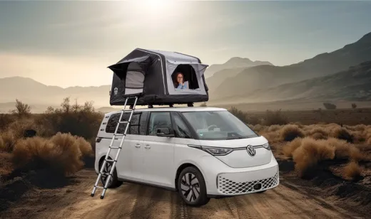 Dachzelt mit großer Schlaffläche