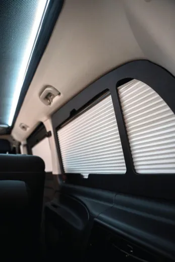 DarkSleep - Premium-Fensterjalousien - Mercedes Vito & V-Klasse (W447) >2014, mittlerer Radstand - Seitenfenster hinten rechts