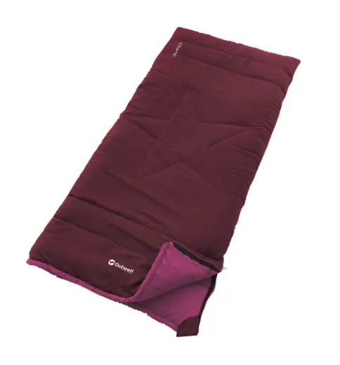 Deckenschlafsack CHAMP Kids, deep red 150x70cm