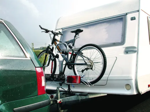 Deichseladapter Caravan, Aufnahme f. Fahrradträger
