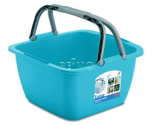 Display mit 30 Eimern (je 18,5 Ltr. 40x40x23cm farblich sortiert)