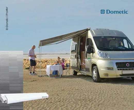Dometic Dachmarkise Perfect Roof 2000 L:4,00m Tuchfarbe: Horizon grey