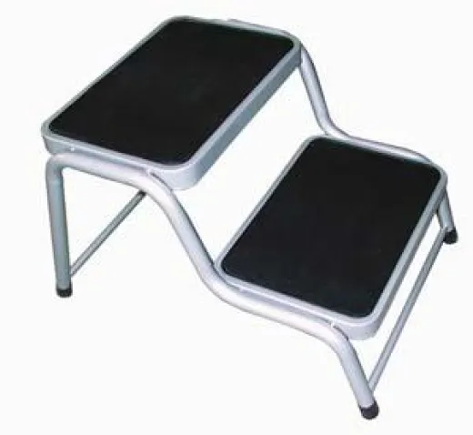 Doppeltrittstufe Stahl, Höhe 38cm