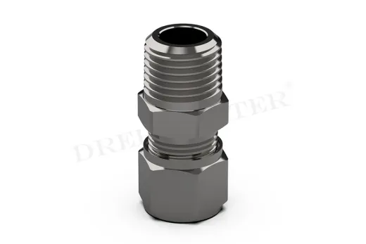 DREHMEISTER Schneidringverschraubung gerade - 1/4' Gewinde auf 8 mm Rohrverschraubung