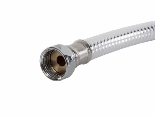 Duschschlauch Weiß 1,6 m, 3/8 x 1/2