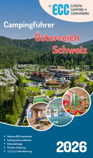 ECC Campingführer Europa Camping + Caravan 2026 - Österreich/Schweiz