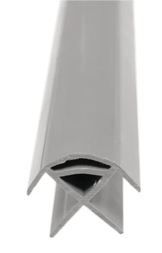 Eckverbindungsprofil Luxus (mittelgrau)