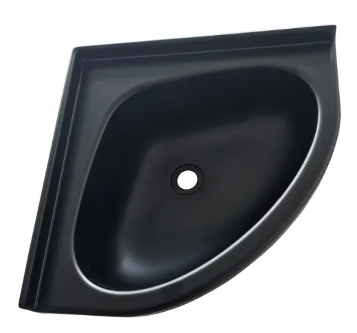 Eckwaschbecken Mini Oval - Schwarz