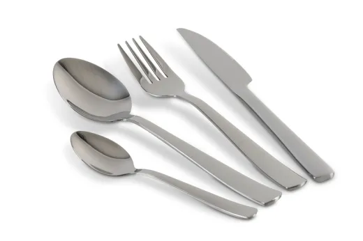 Edelstahl Besteck für 4 Personen, glänzend