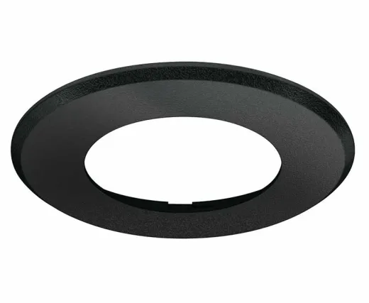 Einbaugehäuse rund für 83580, schwarz matt, 65x2,6mm