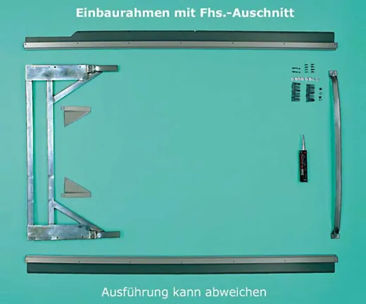Einbaurahmen VWT5 kR m.Fhs-Ausschn. Rechtslenker