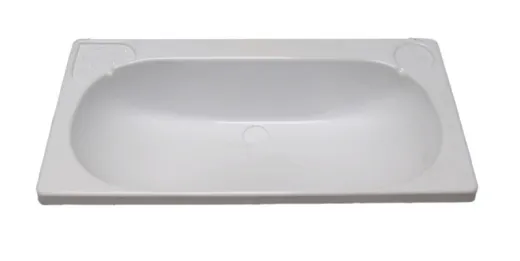 Einbauwaschbecken 665x330mm (BxH) weiß